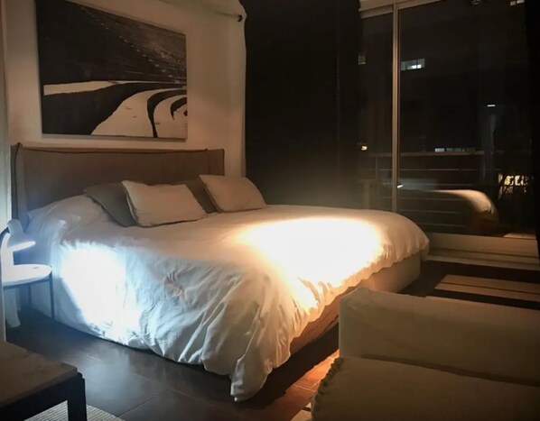 Comfort-Apartment | 1 Schlafzimmer, Verdunkelungsvorhänge, kostenloses WLAN, Bettwäsche