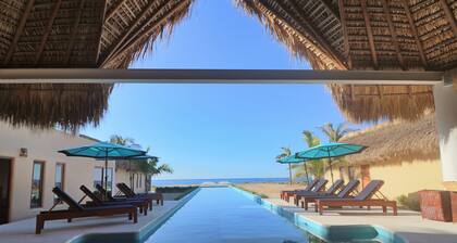 Incredible beach house in Puerto Escondido, Mexico.