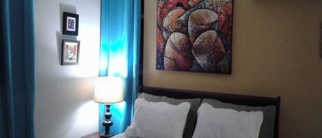 1 sovrum, värdeförvaringsskåp på rummet, strykjärn/strykbräda och wi-fi