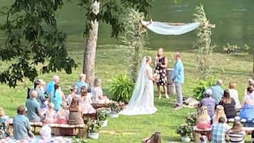 Udendørs banketområde