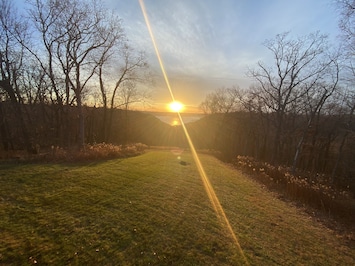 Image of The Sun Set River Cabin, Luxury, private, amazing views of River with Hot Tub 