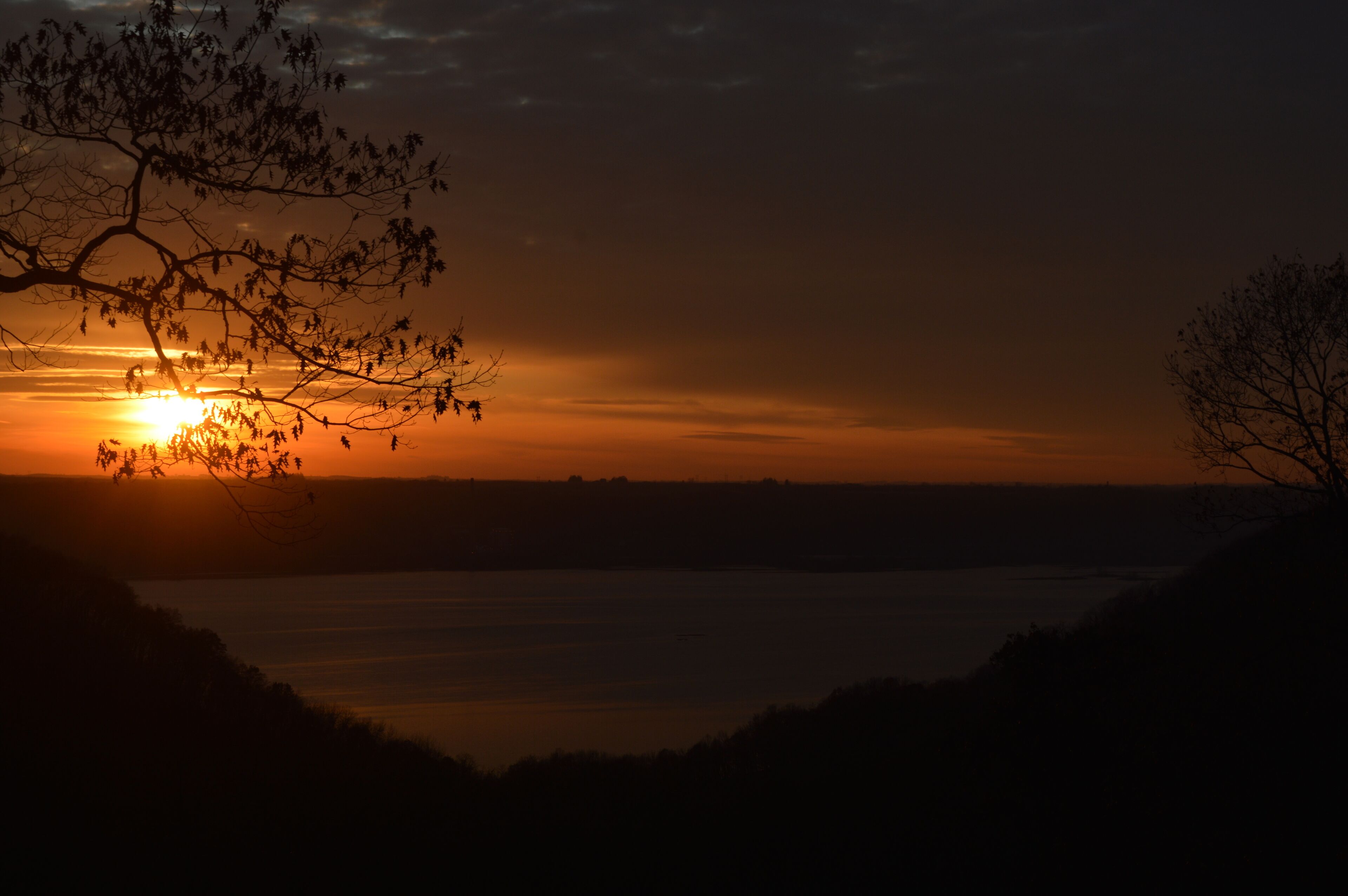 Blick von der Unterkunft