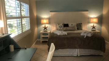 1 bedroom, in-room safe, iron/ironing board, travel cot
