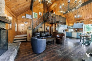 TV, fireplace, DVD player