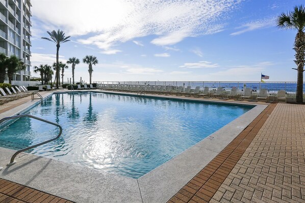 Indoor pool, a heated pool