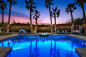 A heated pool - Encore: Pool, Spa, Hammock, Pool Table, Ping Pong! (Indio)