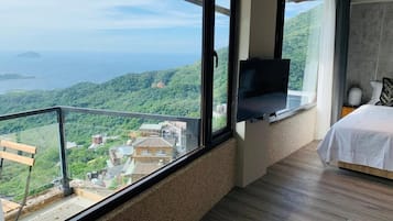 Exclusive-værelse - 1 queensize-seng - balkon - havudsigt | Udsigt fra værelset