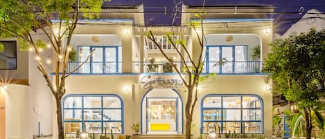 Front of property – evening/night