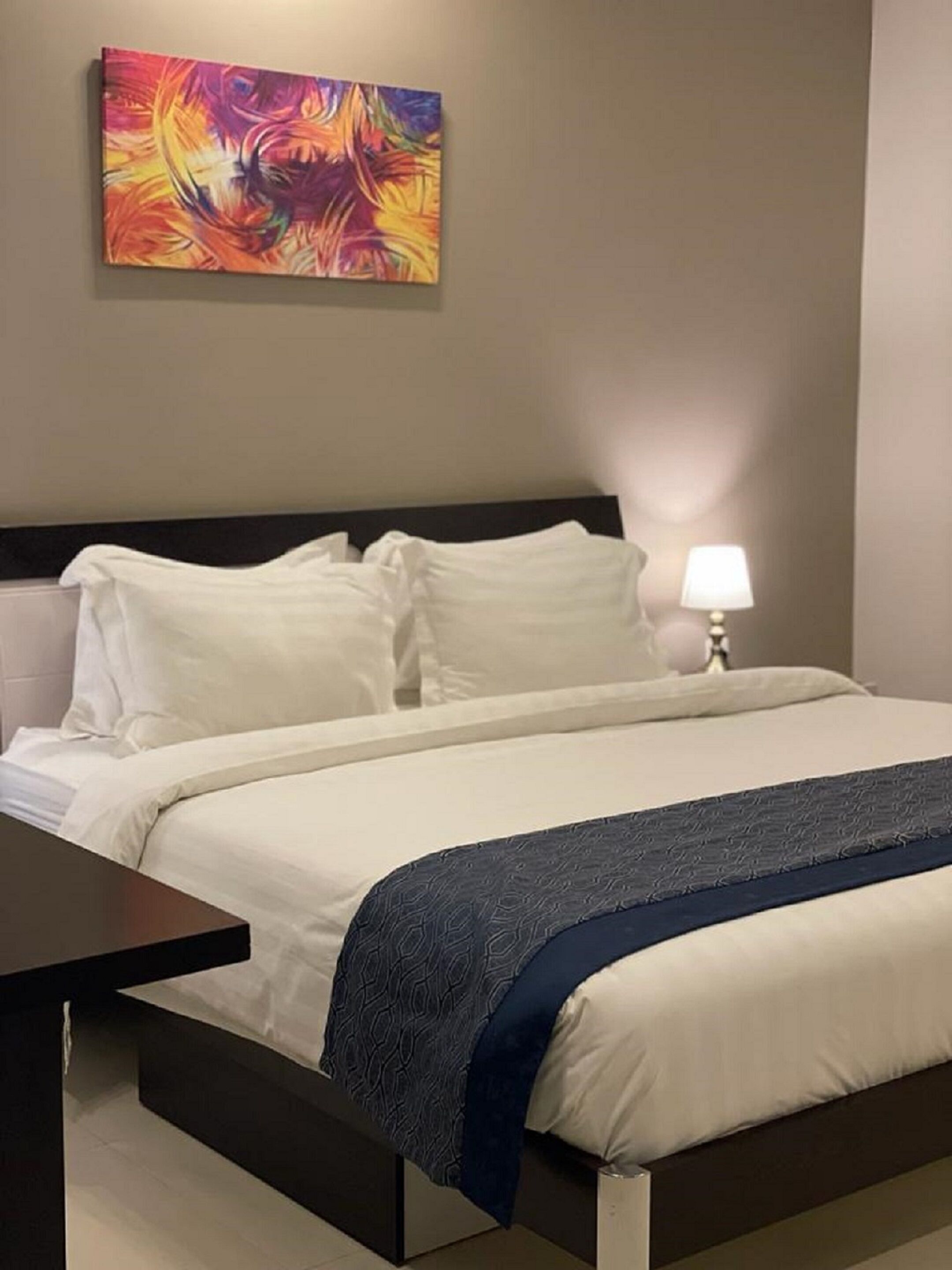 Premium bedding, memory foam beds, minibar, in-room safe