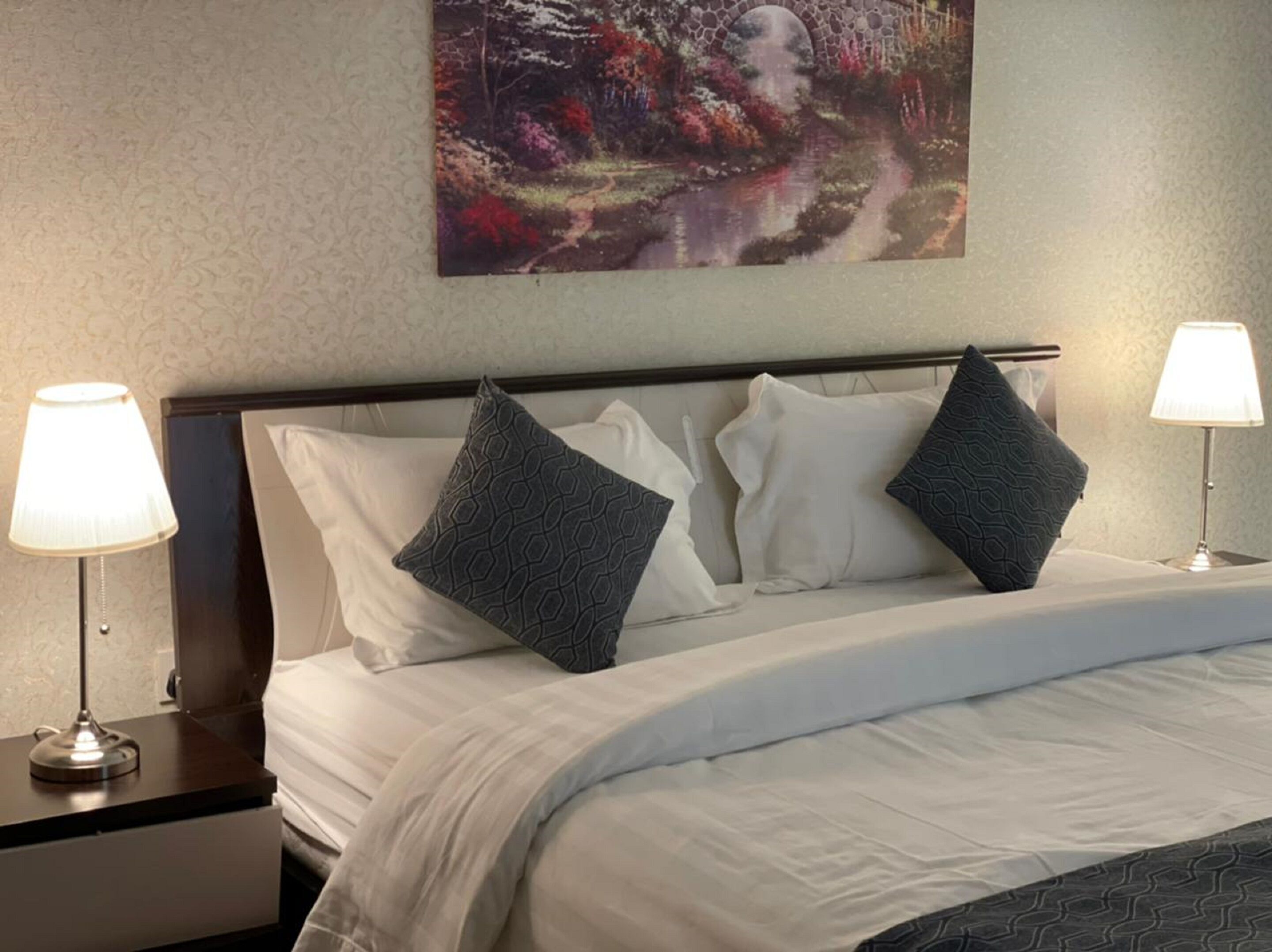Premium bedding, memory foam beds, minibar, in-room safe