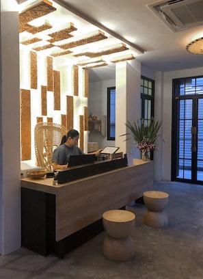 Interior entrance
