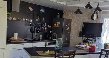 maison vacances avec ping pong , , piscine, 3 chambres 2 salles d eau