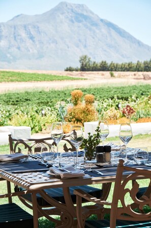 Breakfast, lunch, dinner served; local and international cuisine  - Rijks Wine Estate and Hotel - Adults Only (Tulbagh)