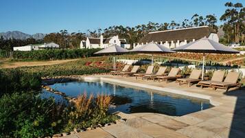 Außenpool, Liegestühle