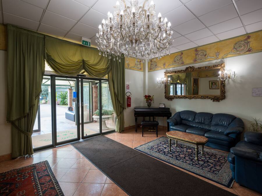 Sitteområde i lobbyen