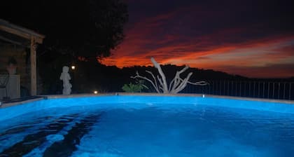 Sea view chalet in costa di sognu