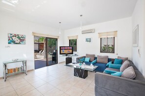 Smart TV, DVD player, music library