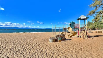 Beach nearby, beach towels
