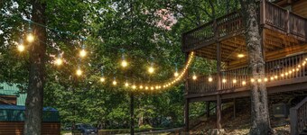 Minutes to Big Cedar-Real Log Cabin-Free Silver Dollar Tickets-Pvt Hot Tub @ Lil Treehouse