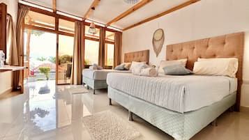 Chambre Quadruple | Wi-Fi gratuit, draps fournis