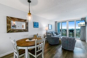 TV, DVD player - Heart of Gulf Shores | Beach Front Condo | My Beach Getaways (Gulf Shores)