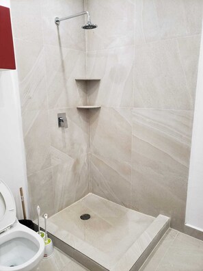 Towels, soap, toilet paper