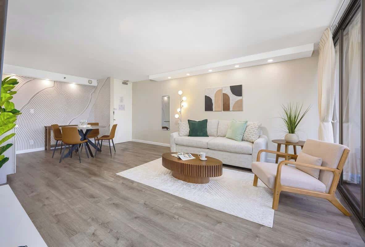 Een flatscreentelevisie