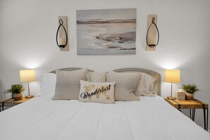 2 bedrooms, iron/ironing board, travel cot, WiFi