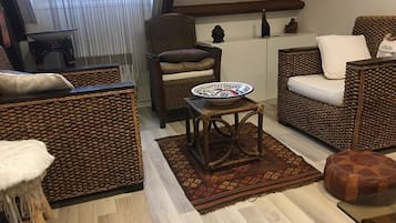 Télévision, Netflix, lecteur de DVD, livres