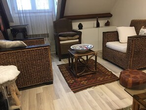 Télévision, Netflix, lecteur de DVD, livres