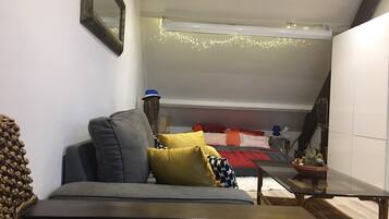 Télévision, Netflix, lecteur de DVD, livres