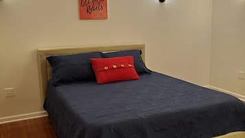 1 dormitorio, tabla de planchar con plancha, wifi gratis y ropa de cama