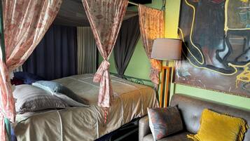 Canopy Queen | 1 bedroom, individually decorated, individually furnished, desk