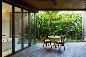 Garden Suite | Blick auf den Garten