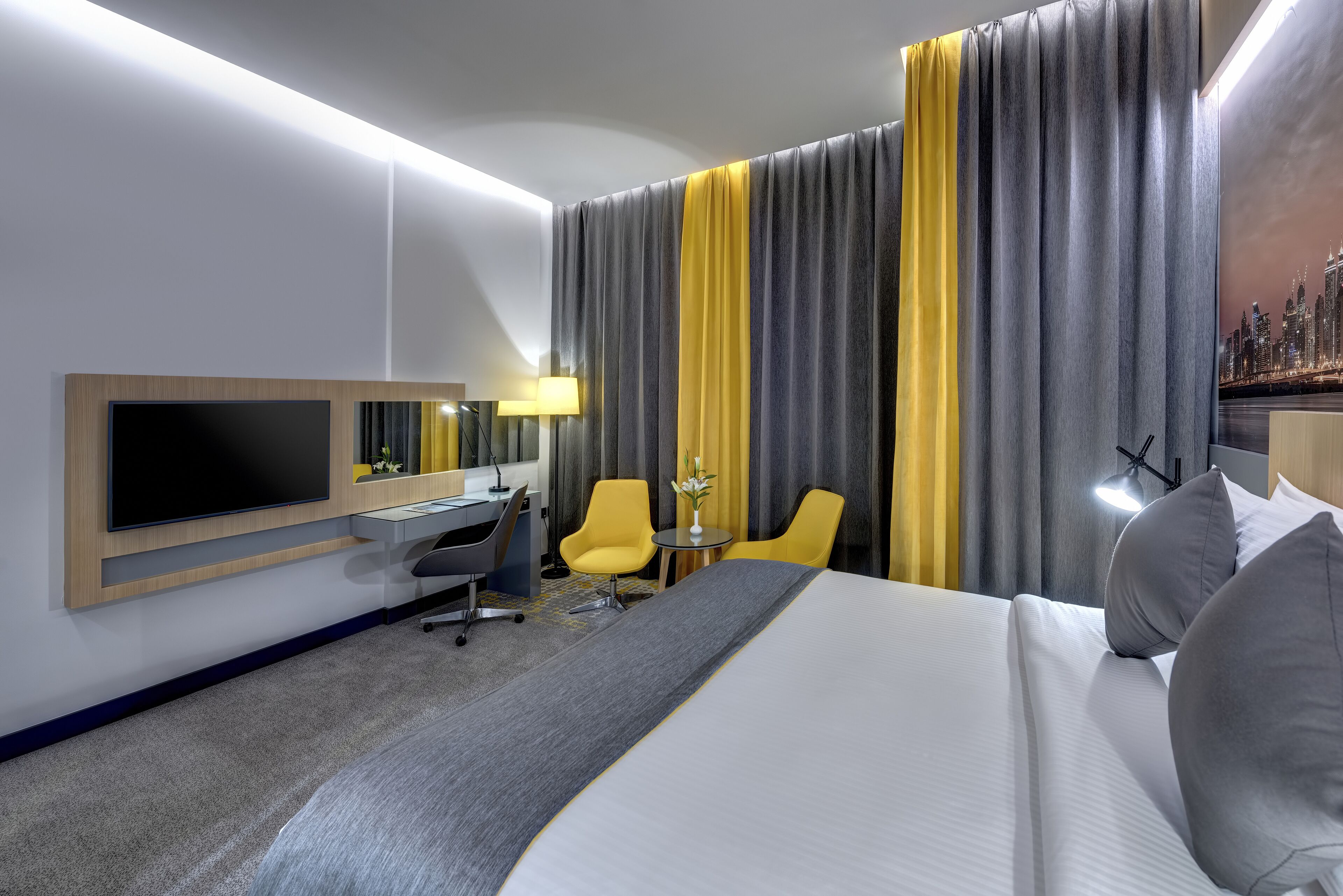 premium room | minibar, in-room safe, desk, laptop workspace