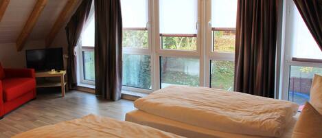 2 chambres, Wi-Fi, literie fournie