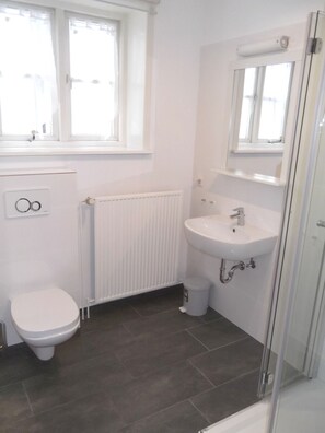 Regadera, secadora de cabello, toallas 