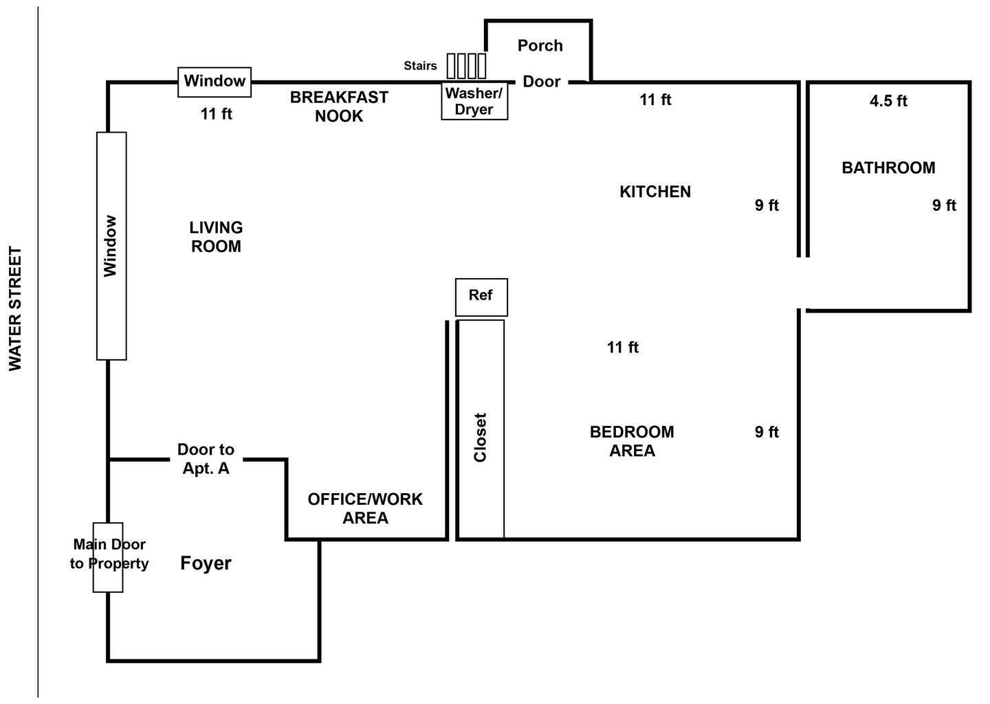 Floor Plan - Apt A 