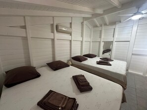 2 chambres, lit parapluie, Wi-Fi gratuit, draps fournis