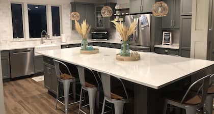 Coastal Paradise! Stunning Water Views, Steps From Beach, Perfect Family Getaway