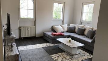 Apartment (Rolling Stones) | Living room | 50-inch Smart TV with satellite channels, TV