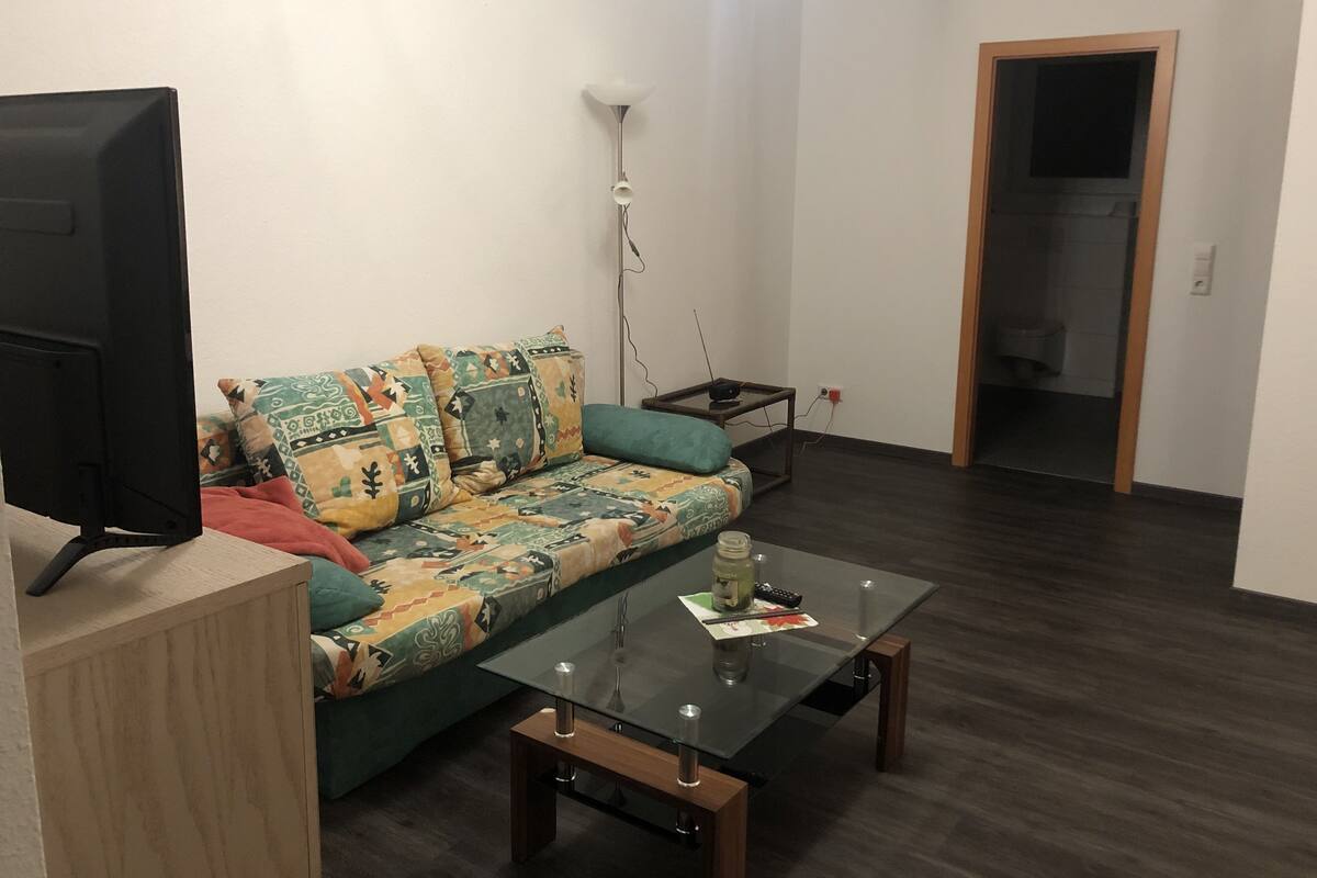 Apartment (Beatles) | Living area | 50-inch Smart TV with satellite channels, TV