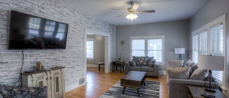 Smart TV, video games, table football, books