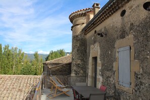 Cottage Confort, salle de bains attenante (No Pool/Park Access) | Terrasse/Patio