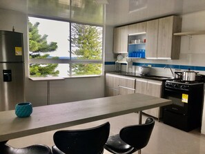 Frigorífic i utensilis de cuina, vaixella i coberteria