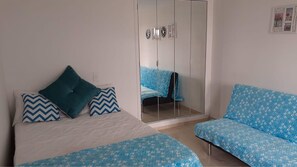 In-room safe, blackout curtains, bed sheets