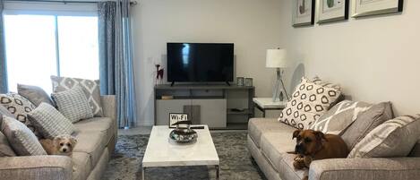 Una Smart TV, libros