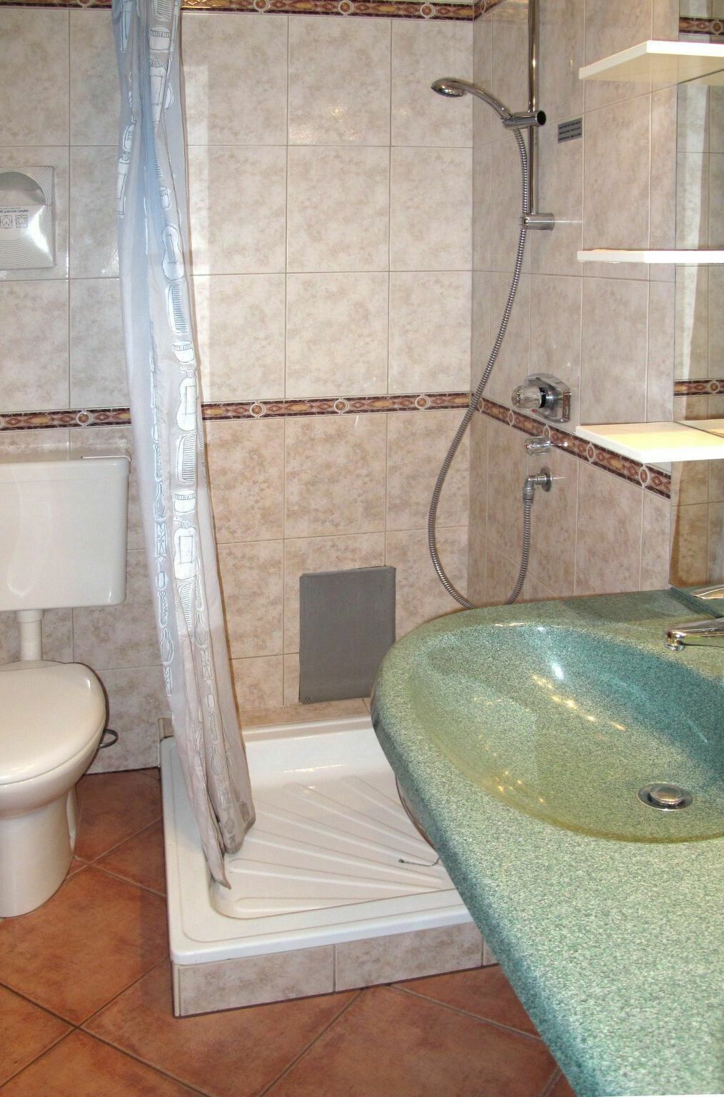 Bathroom, Property, Room, Plumbing Fixture, Tile, Bathtub, Wall, Toilet, Floor, Interior Design