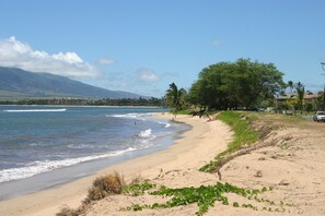 On the beach, sun loungers, beach towels - Kihei Maui Beach house - On the water (Kihei)