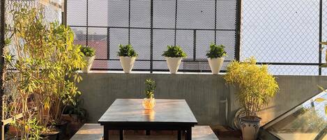 Terrasse sur le toit